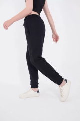 Üç İplik Lastikli Baskılı Eşofman Pantolon - Lacivert