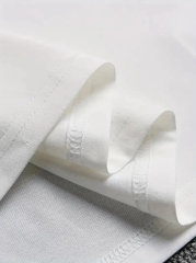 ANIMAL Desen Baskı Erkek Oversive Tişört, Grafik Tişört Erkek Yazlık Outdoor Kıyafetleri, Sporda ve Günlük Giyime Uygun - Beyaz