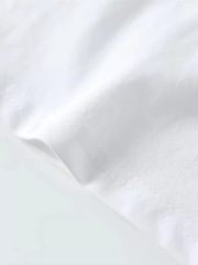 Baskı Erkek Oversive Tişört, Grafik Tişört Erkek Yazlık Outdoor Kıyafetleri, Sporda ve Günlük Giyime Uygun - Beyaz