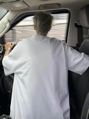 Baskı Erkek Oversive Tişört, Grafik Tişört Erkek Yazlık Outdoor Kıyafetleri, Sporda ve Günlük Giyime Uygun - Beyaz