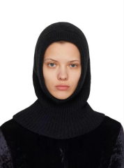 Kışlık Tam Kalıp Boğazlı Dokuma Triko Bere - Siyah