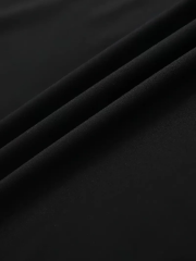 Büyük Boy Ayıcık Baskılı Bisiklet Yaka T-Shirt, İlkbahar & Yaz İçin Rahat Kısa Kollu T-Shirt, Kadın Giyim - Siyah